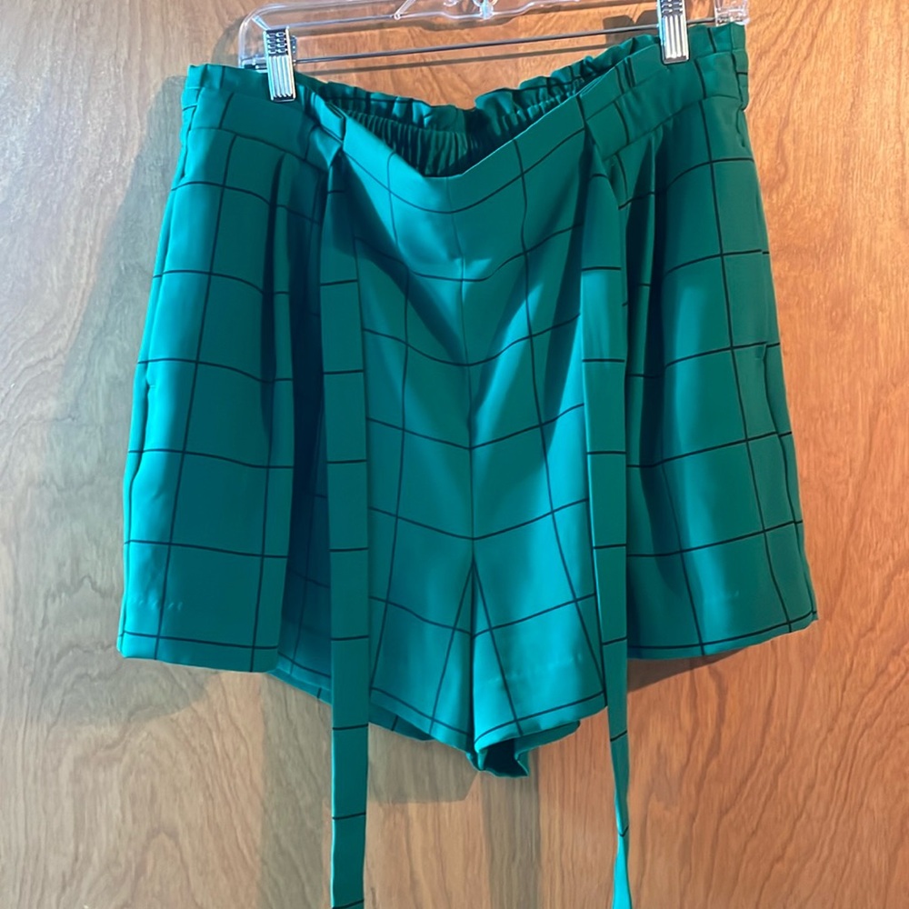 High waist dress shorts